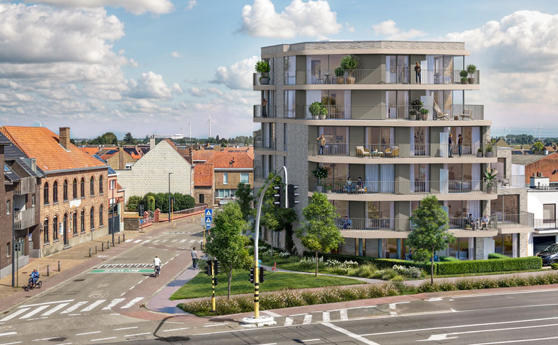 Exterieur Residentie Uitkerke